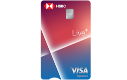 HSBC Live+ credit card Logo